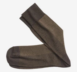 Herringbone Panel Socks - 04429003