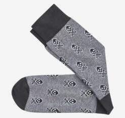 Skull Pindot Socks - 04430174