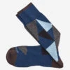 First In Comfort Geometric Colorblock Socks - 04430230