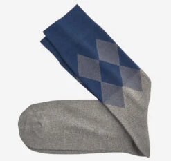 Argyle Colorblock Socks - 04430241