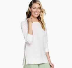 Side-Slit Pullover - 04501749-L