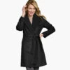 Wool-Blend Coat With Removable Knit Collar - 04501803-L