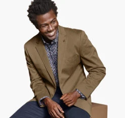 Washed Cotton Blazer - 04901819-S