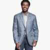Windowpane Blazer - 04901835-XXL -Sleek Wear Store 491835 master