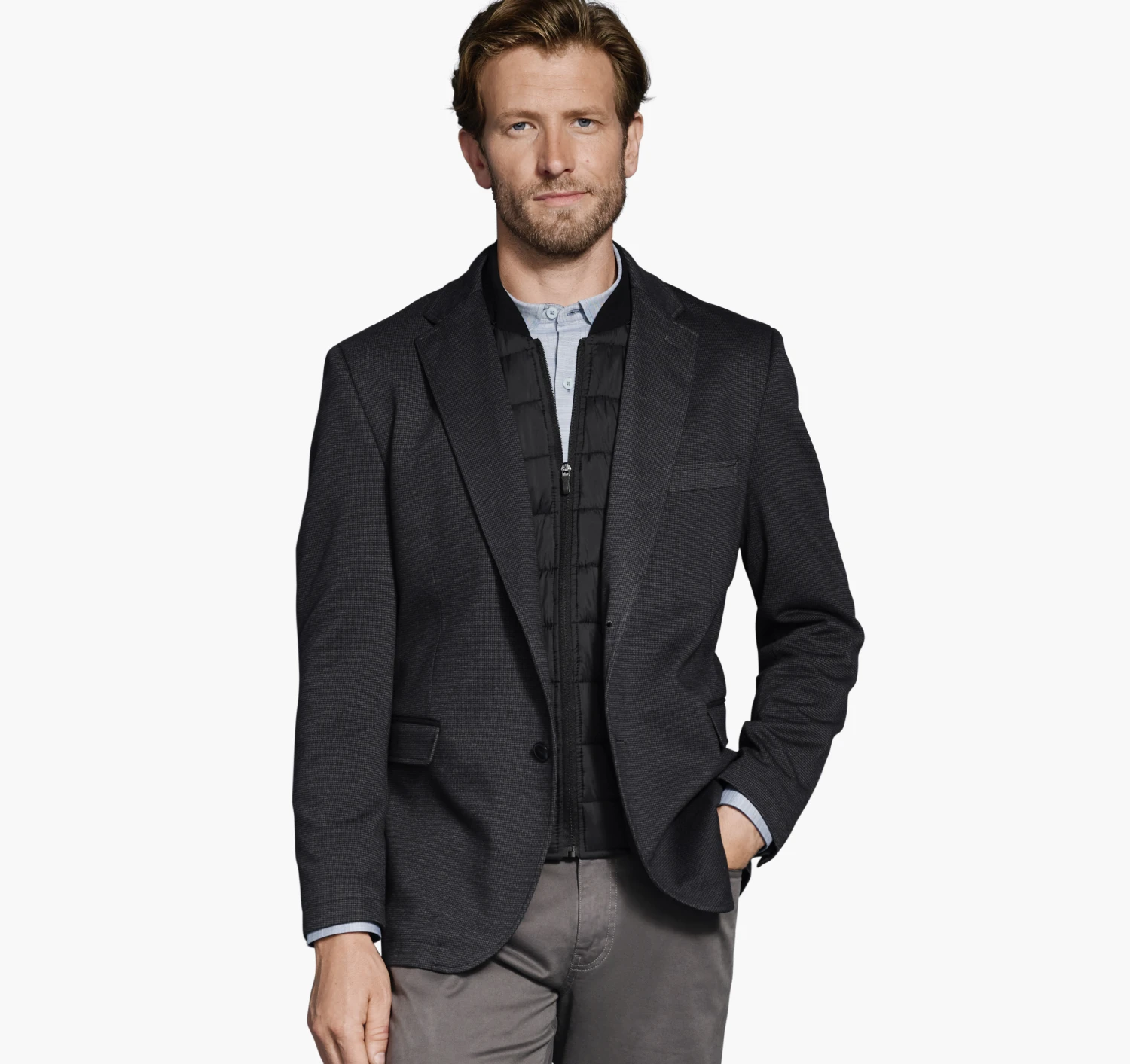 XC4® Knit Hooded Bib Blazer - 04901849-XXL 4 XC4® Knit Hooded Bib Blazer - 04901849-XXL - Image 2