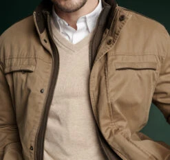 Antique Cotton Jacket - 04903146-XXL -Sleek Wear Store 493146 alt 2