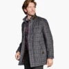 Plaid Wool-Blend Car Coat - 04903156-XXL -Sleek Wear Store 493156 master