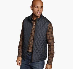 Diamond Quilt Vest - 04903196-3XL