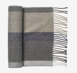 Textured Flat Stripe Scarf - 04904238
