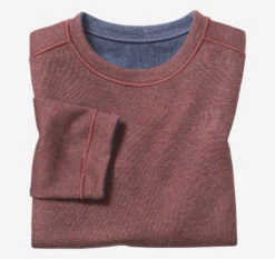 Boys Reversible Solid Crewneck - 07415531-L