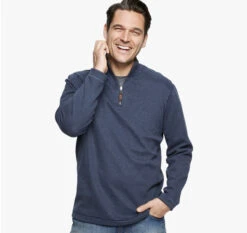 Reversible Solid Quarter-Zip - 07404561-S