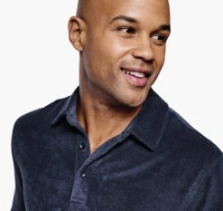 Pima Cotton-Blend Terry Polo - 07405804-XXL 11 Pima Cotton-Blend Terry Polo - 07405804-XXL -Sleek Wear Store 745804 master 4