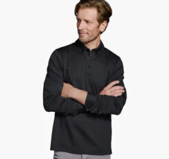 Liquid Cotton Long-Sleeve Polo - 07405913-XXL -Sleek Wear Store 745913 master 2
