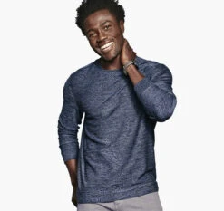 Melange Pullover - 07406525-3XL