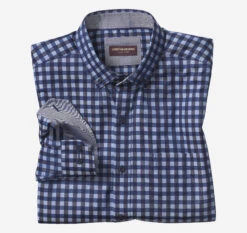 Button-Collar Premium Cotton Shirt - 07408367-3XL