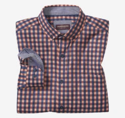 Button-Collar Premium Cotton Shirt - 07408657-L