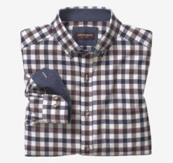 Brushed Heathered Woven Shirts - 07409245-3XL