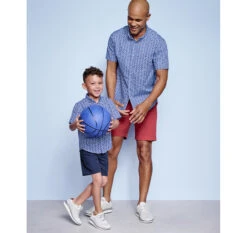 Printed Cotton Short-Sleeve Shirt - 07409279-M-S -Sleek Wear Store 749279 master 4