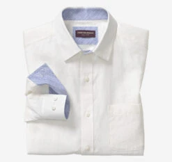 Washed Linen-Blend Shirt - 07409312-S