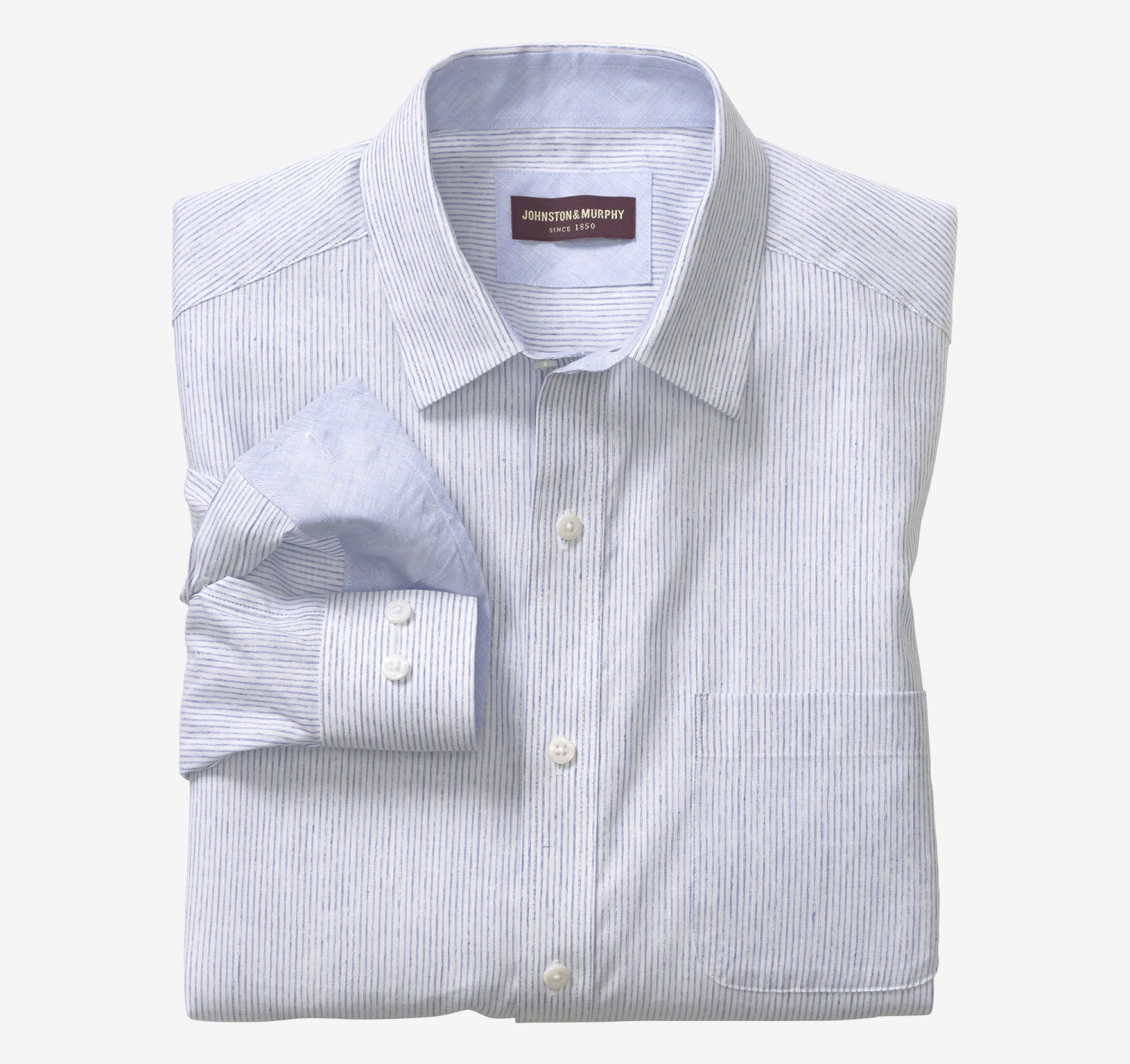 Washed Linen-Blend Shirt - 07409315-XXL 3 Washed Linen-Blend Shirt - 07409315-XXL