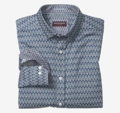 Printed Cotton Shirt - 07409388-XXL