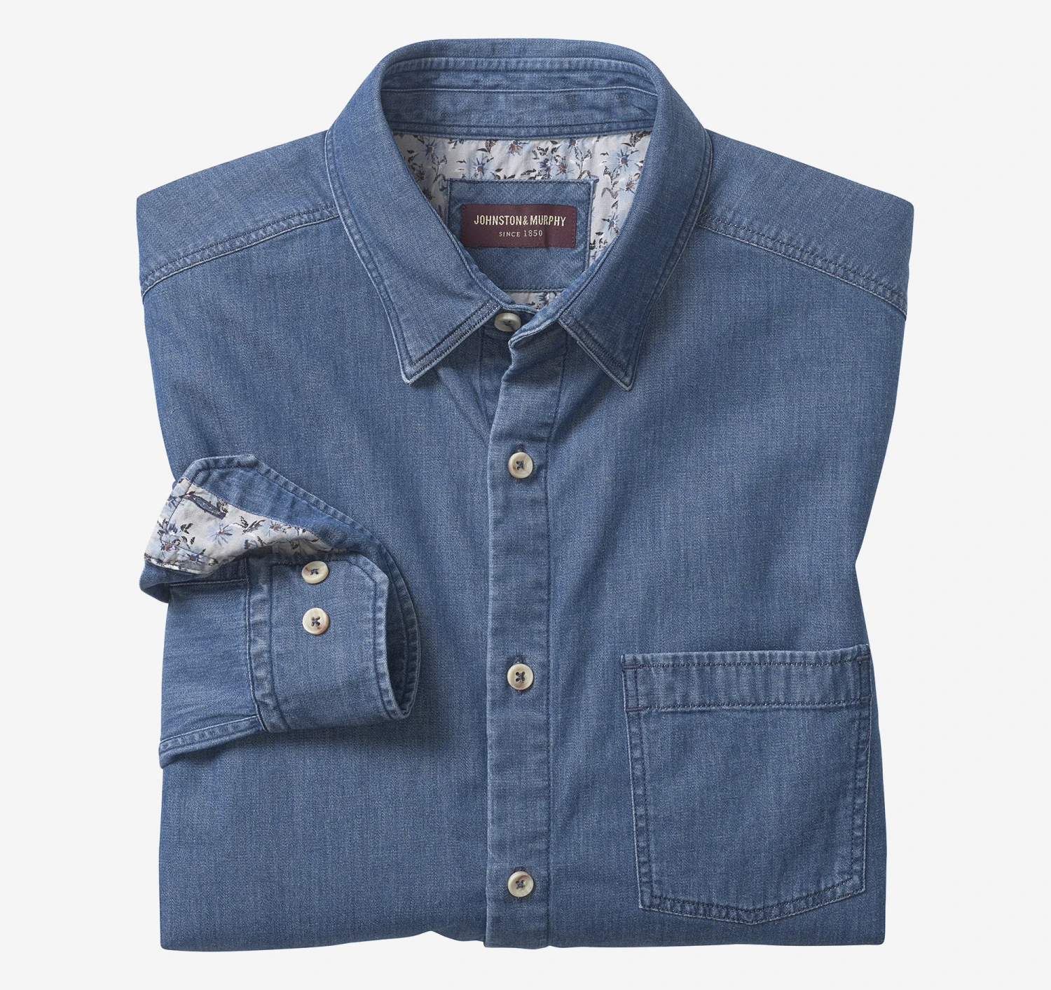 Washed Denim Shirt - 07409407-XXL 3 Washed Denim Shirt - 07409407-XXL