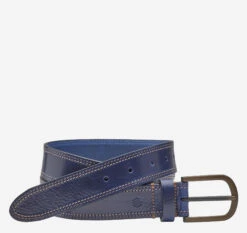 Double Contrast Stitched Belt - 07508432-36