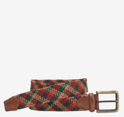 Plaid Woven Belt - 07508444-44